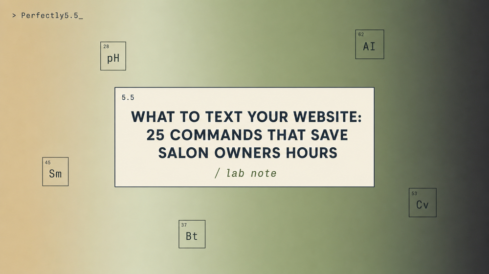 27 Text Commands That Save Salon Owners Hours